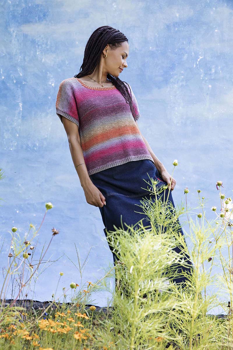 RACHEL Kurzarmpullover