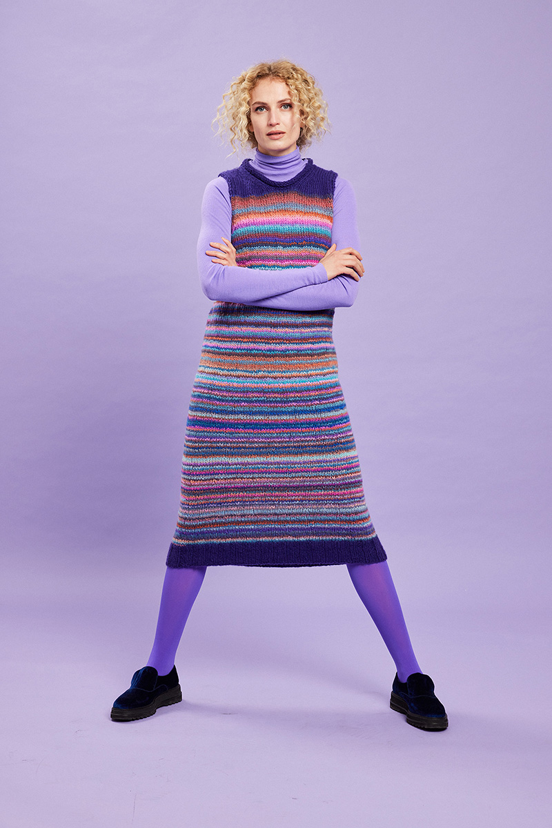 VELORA Kleid Top Down